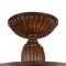 Cwi Lighting Nicole 3 Light Drum Shade Flush Mount With Brushed Chocolate Finish 9807C14-3-116 - alternate 5